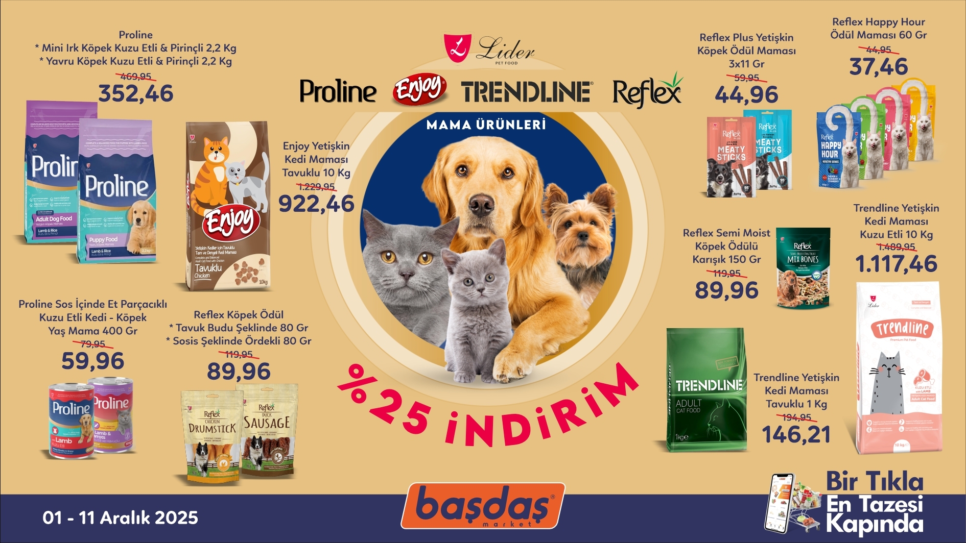 Lider Pet Ürünlerinde %25 İndirim